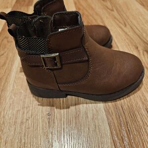 OshKosh B'gosh Brown Kids Boots with Buckle
